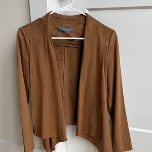 Bagatelle Tan Open-Front Blazer